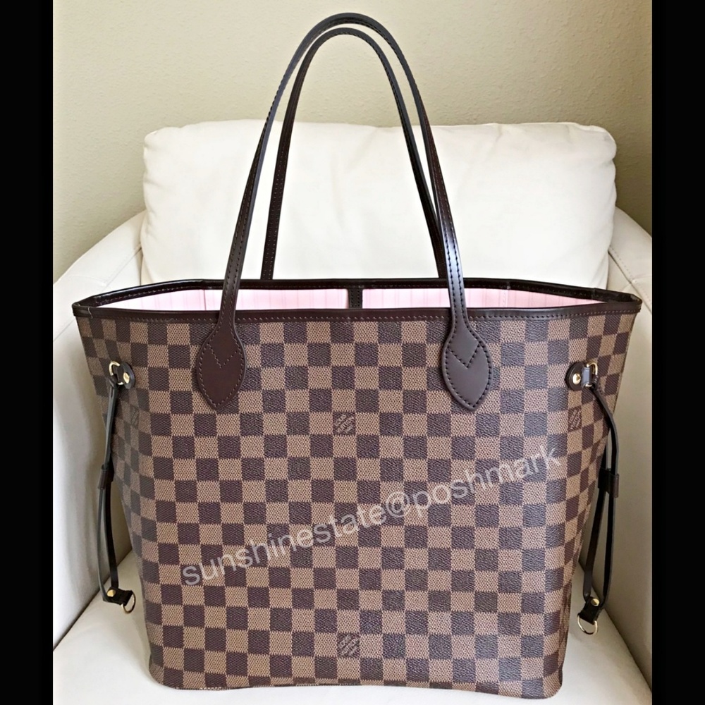 2018 Louis Vuitton Neverfull MM Rose Ballerine bag - Picture 2 of 5